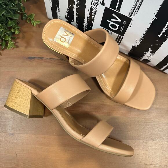DV by Dolce Vita Women's Sharona Block Heel Sandals Size 7 - Picture 1 of 7